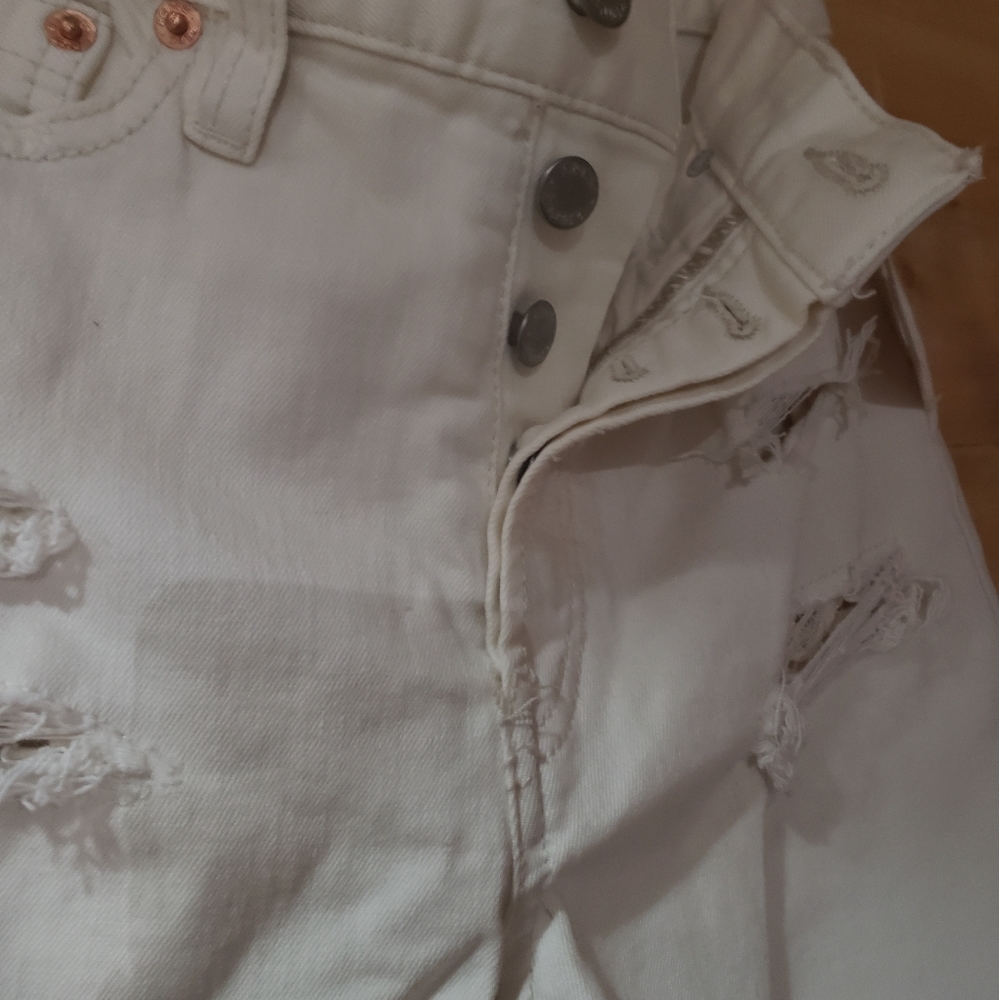 NWT Free People lacey stilt torn denim jeans - Picture 10 of 15